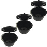 3pcs/pack Black Refillable Dolce Gusto coffee Capsule nescafe dolce gusto reusable capsule gusto capsules dolce gusto refill