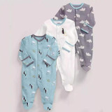 3pcs/lot Unisex Top Quality Baby Rompers Long Sleeve Cottom O-Neck 0-12M Novel Newborn Boys&amp;Girls Roupas de Baby Clothes