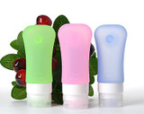 3pcs/lot Storage Bottles Portable Silicone Travel Bottles Shampoo Shower Gel Lotion Sub-bottling Tube Squeeze Storage Tool