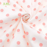 3Pcs/Lot Printed Twill Cotton Fabric For Sewing Quilting/Baby Tissue/Children Bed Sheet/Sleepware/Curtain/ Material Pink 40x50cm