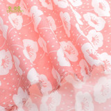 3Pcs/Lot Printed Twill Cotton Fabric For Sewing Quilting/Baby Tissue/Children Bed Sheet/Sleepware/Curtain/ Material Pink 40x50cm