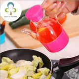 3pcs/lot Leakage oiler installed oil bottle kitchen supplies soy sauce pot color sesame oil sesame oil seasoning bottle LYQ