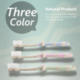 3Pcs/Lot Kids Baby Toothbrush Mouth Clean Teether Soft Bristle Children Babys Tooth Brush Training Oral Hygiene Bamboo Charcoal