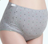 3PCS/LOT High Quality Cotton Maternity Panties Pregnant High Waist Star Printed Panties Pregnancy Brief Underwear M1MO71