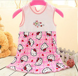 3pcs/lot girls cute dress baby tank top outerwear summer girls clothes baby vest baby tops ftst0002