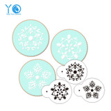 3pcs/lot Christmas Snowflakes Cookie Mold Stencil Cupcake Molds For Cookies Form For Cake Cookies Mould Baking &amp; Pastry Tools