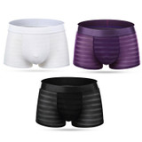 3pcs/lot Chenke Men Underwear Boxers Ice Silk Sexy Underwear Gay Underwear Men Boxer Brand Shorts Cueca Slip Boxer Homme Cueca