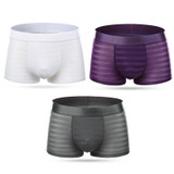 3pcs/lot Chenke Men Underwear Boxers Ice Silk Sexy Underwear Gay Underwear Men Boxer Brand Shorts Cueca Slip Boxer Homme Cueca