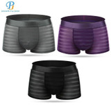 3pcs/lot Chenke Men Underwear Boxers Ice Silk Sexy Underwear Gay Underwear Men Boxer Brand Shorts Cueca Slip Boxer Homme Cueca