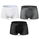 3pcs/lot Chenke Men Underwear Boxers Ice Silk Sexy Underwear Gay Underwear Men Boxer Brand Shorts Cueca Slip Boxer Homme Cueca