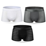 3pcs/lot Chenke Men Underwear Boxers Ice Silk Sexy Underwear Gay Underwear Men Boxer Brand Shorts Cueca Slip Boxer Homme Cueca