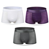 3pcs/lot Chenke Men Underwear Boxers Ice Silk Sexy Underwear Gay Underwear Men Boxer Brand Shorts Cueca Slip Boxer Homme Cueca