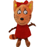 3pcs/lot 20cm Kawaii Brinquedos happy cat plush toys cartoon animal cat Stuffed Toys for Child