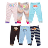 3pcs/lot 100% Cotton Cartoon Baby Pants Autumn Baby Girl Clothes Baby Leggings Infant Baby Boy Trousers Newborn Bebes Cloting