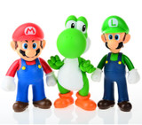 3pcs, BOHS Super Mario Bros Mario Yoshi Luigi PVC Action Figure Collection Model Toys Dolls