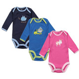 3Pcs Unisex Baby Rompers Spring Newborn Baby Clothes Long Sleeve Infant Baby Boy Jumpsuits Roupa Bebes Baby Girl Clothing Sets