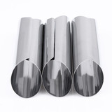 3Pcs Stainless Steel Croissant Horn Baking Cake Molds DIY Horn Baking Cake Mould Eco-friendly for Croissants Spiral Baked Mold