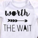 3PCS Set Newborn Baby Clothes Camouflage Kids Suit Wait The Wait Baby Romper Jumpsuit+Pant+Hat Outfit Bebek Giyim Child Clothing