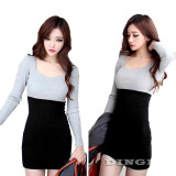 GZDL Fashion Women Long Sleeve Sweater Dresses Bodycon Pencil Casual Vestidos Knitwear Autumn Winter Clothing Mini Dress CL1354 GZDL Fashion Women Long Sleeve Sweater Dresses Bodycon Pencil Casual Vestidos Knitwear Autumn Winter Clothing Mini Dress CL1354