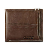 GZCZ Women Wallet Female Coin Purse Small Vintage Genuine Leather Vallet Mini Money Bag Portomonee Casual Lady Walet Bifold