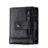 GZCZ Fashion Genuine Leather Women Wallet Female Lady Mini Zipper Coin Purse and Small Walet Portomonee Money Bag Vallet Perse