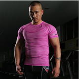 Gymshark Stringer T shirt Men 2016 New Gymshark Bodybuilding and Fitness Men's Singlets Short Sleeve T-Shirt SElastic