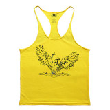 Gyms Tank Top Men Bodybuilding stringer Gyms Shark Brand Gymsclothing Fitness Mens Singlet Sleeveless shirt Workout Clothes Gold