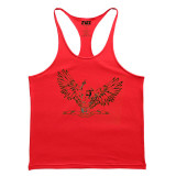 Gyms Tank Top Men Bodybuilding stringer Gyms Shark Brand Gymsclothing Fitness Mens Singlet Sleeveless shirt Workout Clothes Gold
