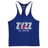 Gyms Tank Top Men Bodybuilding stringer Gyms Shark Brand Gymsclothing Fitness Mens Singlet Sleeveless shirt Workout Clothes Gold