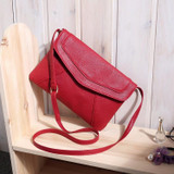 Gusure Vintage Leather Handbags Hot Sale Women Envelope Clutches Ladies Purse Famous Designer Crossbody Shoulder Messenger bags