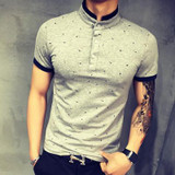 GustOmerD The New Summer Men'S Printing T-Shirt Slim Fit And Fit T-Shirts Fashion Handsome T Shirts Tee Shirt Homme