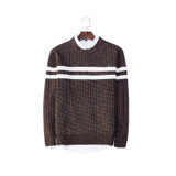 GustOmerD 2017 New Autumn Winter O-neck Thick Sweater Men Casual Strip Dot Pullover Men Warm Knitting Mens Sweaters Pullovers GustOmerD 2017 New Autumn Winter O-neck Thick Sweater Men Casual Strip Dot Pullover Men Warm Knitting Mens Sweaters Pullovers