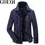 GUEQI Shirts Style Men Warm Jackets Size M-2XL Add Fleece Outerwear 2017 England Fashion Man Windproof Casual Parkas