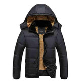 GUEQI Cotton Padded Man Warm Parkas Size M-2XL Cold Winter Outerwear 2017 Men Windproof Hooded Jackets