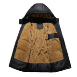 GUEQI Cotton Padded Man Warm Parkas Size M-2XL Cold Winter Outerwear 2017 Men Windproof Hooded Jackets