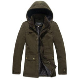 GUEQI Cotton Padded Men Warm Jackets Plus Size M-3XL Cold Winter Hooded Design 2017 ADD Fleece Man Casual Coats