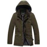 GUEQI Cotton Padded Men Warm Jackets Plus Size M-3XL Cold Winter Hooded Design 2017 ADD Fleece Man Casual Coats