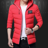 GUEQI ADD Fleece Men Black Parkas Plus Size M-4XL Hooded Warm Outerwear 2017 Man Casual Winter Long Jackets