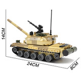GUDI Military War Weapon Armed T-62 Tank Block 372pcs Bricks Building Blocks Sets Models Educational Toys For Children