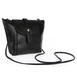 Guapabien Black Red Women's Leather Handbags Fashion Ladies Mini Shoulder Bag Female Small Messenger Bags Crossbody Handbags