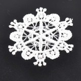30pcs/lot Round Flower Lace Applique Mesh Trim For Garment Accessories Decoration Sew On Guipure Lace Fabric CP0885
