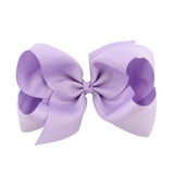 30PCS/LOT 6" Big Hair Bow Girls Solid Ribbon Hair Bows With Clip Boutique Hair Accessories Kids Hairpin 588