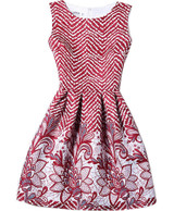 2XL New Brand Spring Summer Plus Size Women Print Floral Vest Dress Sleeveless A Line Party Fashion Dresses Vestido De Festa Hot