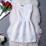 2XL Hot New Brand Spring Summer Plus Size Women Print Floral Vest Dress Sleeveless A Line Party Fashion Dresses Vestido De Festa