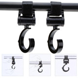 2Pcs/Set Baby Carriage Stroller Accessories Pram Stroller Pushchair 360 Swivel Hanger Hooks