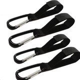 2Pcs/Set Aluminum Alloy Baby Stroller Hooks Hangers Pram Buggy Wheelchair Hooks Storage Organizer Baby Stroller Accessories