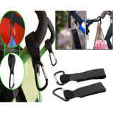 2Pcs/Set Aluminum Alloy Baby Stroller Hooks Hangers Pram Buggy Wheelchair Hooks Storage Organizer Baby Stroller Accessories