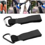 2Pcs/Set Aluminum Alloy Baby Stroller Hooks Hangers Pram Buggy Wheelchair Hooks Storage Organizer Baby Stroller Accessories