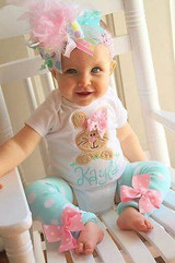 2pcs/Set !newborn baby girl clothes set Kids Baby Girl Romper+Leg Warmer Stocking Clothes Outfit Set