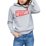 HYH HAOYIHUI Women Hoodies Autumn Gray Letter Printed Top Casual Streetwear Crew Neck Long Sleeve Hoodies Warm Sweatshirt